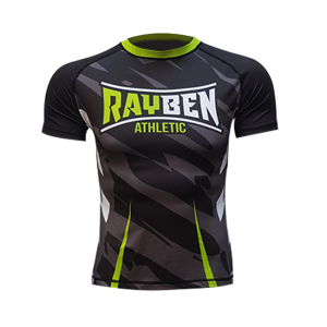 Rayben Zero Rashguard Kurzarm size M schwarz/grün