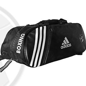 adidas Super Sporttasche PU BOXING schwarz/weiß adiBAG02