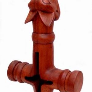 handgeschnitztes Wolfskreuz, Islandkreuz