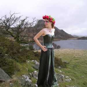 Ledermieder, Korsage,