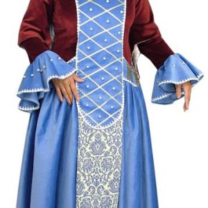 Mittelalterkleidung, Samtkleid „Stimme des Schlosses“