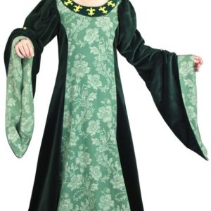Mittelalterkleidung, Samtkleid „Fleur de lis“