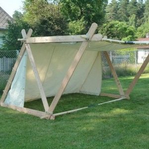 Aufstellset für das Wikingerzelt zum Marktstand, Erweiterung