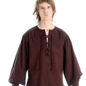 Mittelalter Hemd, Dicke Baumwolle „Walther“