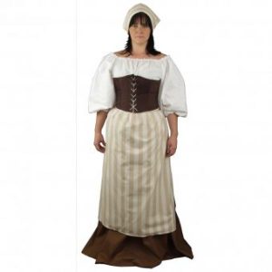 Kleid gotischer Schankwirtin Gina, Magdkostüm