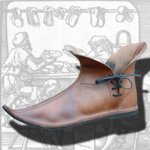 Mittelalterlicher Schnabel-Schuh „Eberwolf“