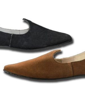 Hochmittelalterlicher Wildleder-Schuh „Glennfriede“