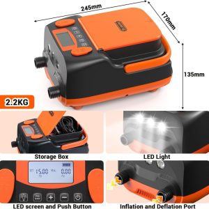Akkupumpe für AERO-Serie mit Luftgestänge