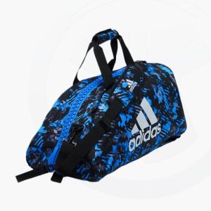 adidas Sporttasche Rucksack 2 in 1Bag blau/silber camo ADIACC058MA
