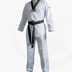 adiTF01 TKD Fighter Uniform schwarzes Revers