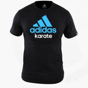 adidas Community T-Shirt Karate schwarz/blau adiCTK