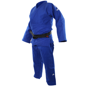 adidas Champion 2 Judo Anzug blau regular 150cm IJF approved rotes Label