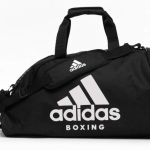 adidas Sporttasche BOXING schwarz weiß Nylon adiACC052B