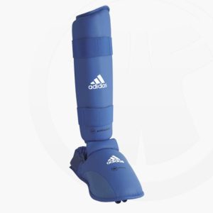 adidas Karate Schienbein Ristschutz Elite blau WKF approved