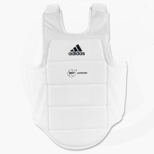 adidas Bodyprotector weiß WKF Karate Körperschutz Weste