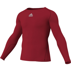 adidas TECHFIT Langarm TF C&S LS rot Compression Shirt adi P92261
