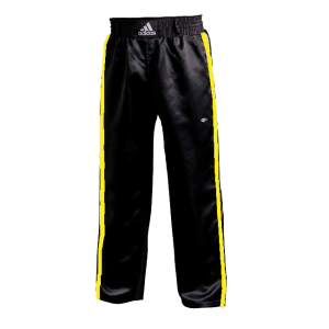adiPFC01B Kickboxhose schwarz gelb Clima Cool adidas