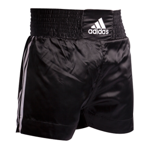 adidas Thaibox Short Schrift schwarz mit 3 Streifen adiSTH09