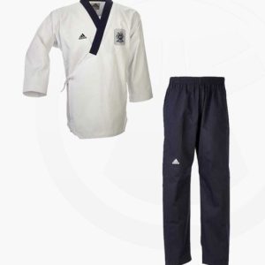 adidas Poomsae Anzug Senior Herren schwarzes Rev. WTF altes Modell ADITPAM01