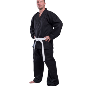 FW SAMURAI 12oz Self Defense Anzug schwarz Segeltuch