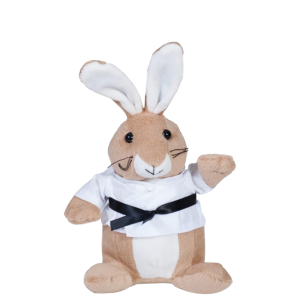 FW Stofftier Hase Gr. S the Black Belt Fighter