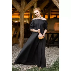 4830 Bodenlanges Kurzarmkleid „Melisande“