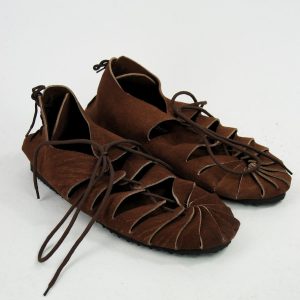 Bundschuhe aus Veloursleder