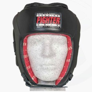FIGHTER Kopfschutz Contest schwarz/rot