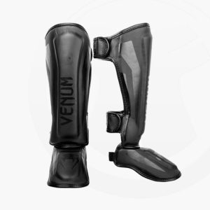 Venum Elite Stand up Shinguards Schienbein Ristschutz Black/schwarz 1394-BC