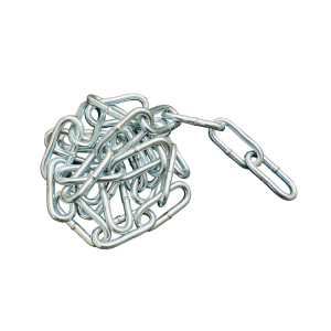 FW Ersatzteil Rundstahl Kette 1m