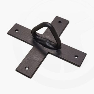 FW Boxsack Deckenaufhängung Stahlkreuz 4 Befestigungspunkte ca.15x15cm schwarz