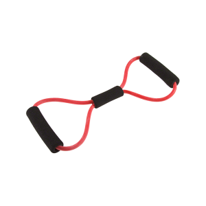 Fitness Toner Schlingentrainer Gummi, rot – stark ca. 40cm