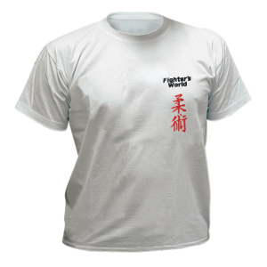 T-Shirt Ju Jutsu grau mit Bestickung