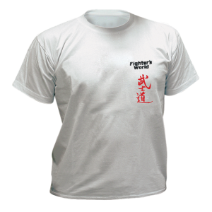 T-Shirt Bushido grau mit Bestickung