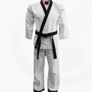 FW Hapkido Anzug Diamond Grip weiß korean Style schwarzes Revers