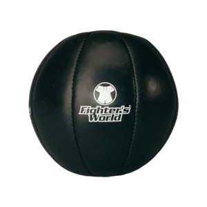FW Medizinball Leder schwarz 10kg