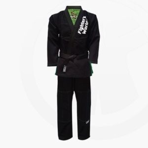 Fighter’s World PYTHON Brazilian Jiu Jitsu Anzug schwarz/grün BJJ450