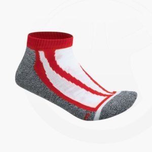 FW Cool Dry Sneaker Socken rot/grau