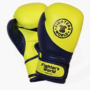 FW Boxhandschuhe Strike neongelb/blau