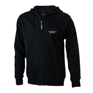 FW Karribo Hoodie mit Zip Kapuzensweater schwarz