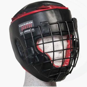 Fighter Warrior Kopfschutz mit Stahlgitter