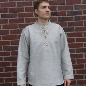 2017 Handgewebtes Baumwoll-Hemd „Ingolf“