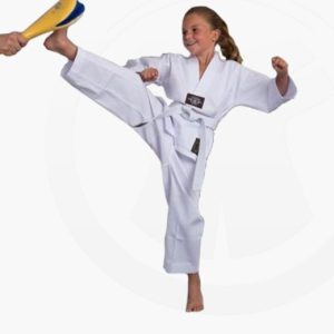 Fighter`s World KIBON Taekwondo Anzug weißer Kragen