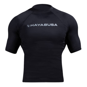 Hayabusa Haburi Rashguard Kurzarm schwarz
