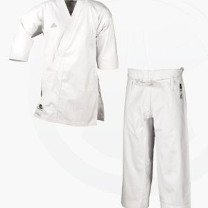 adidas K380 J ELITE Karateanzug weiß japanischer Schnitt