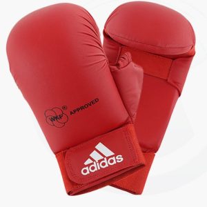 adidas Karate Faustschutz WKF + Daumen rot 661.23