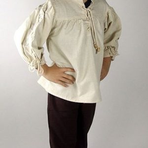 12020 Kinderhemd mit Ärmelschnürung