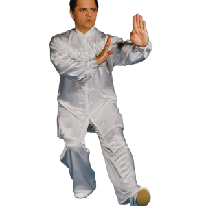 Kung Fu/ Tai Chi Anzug weiß Seide