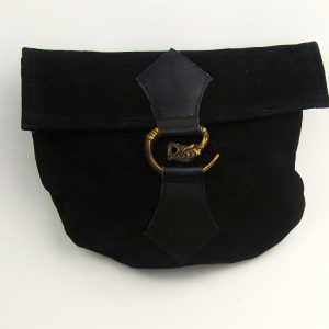 3008 Leder-Gürteltasche mit Drachenschließe