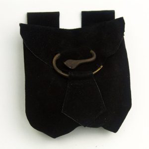 3015 Leder-Gürteltasche mit Schlangenschließe